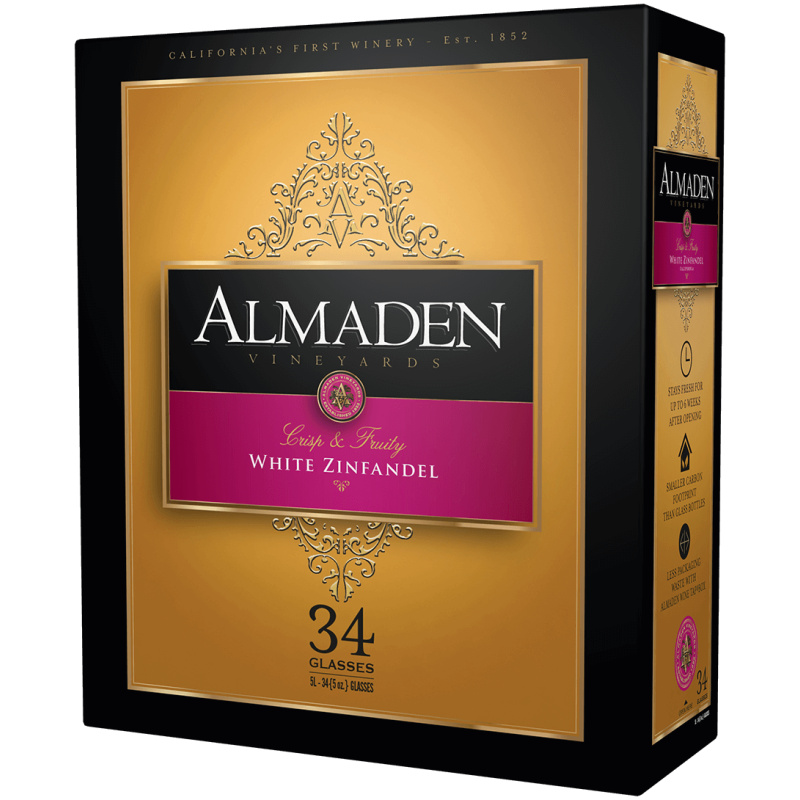 Almaden White Zin Box 5L