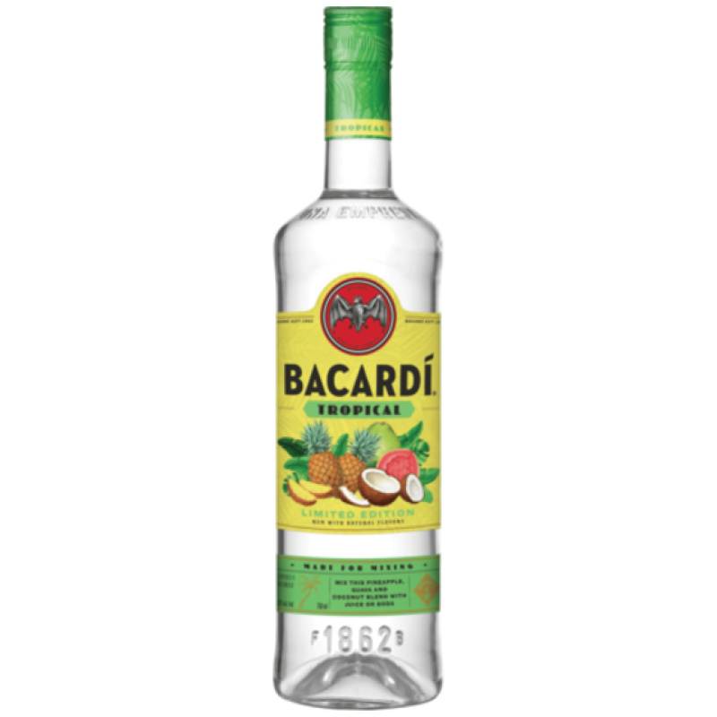 Bacardi Tropical Rum 1L