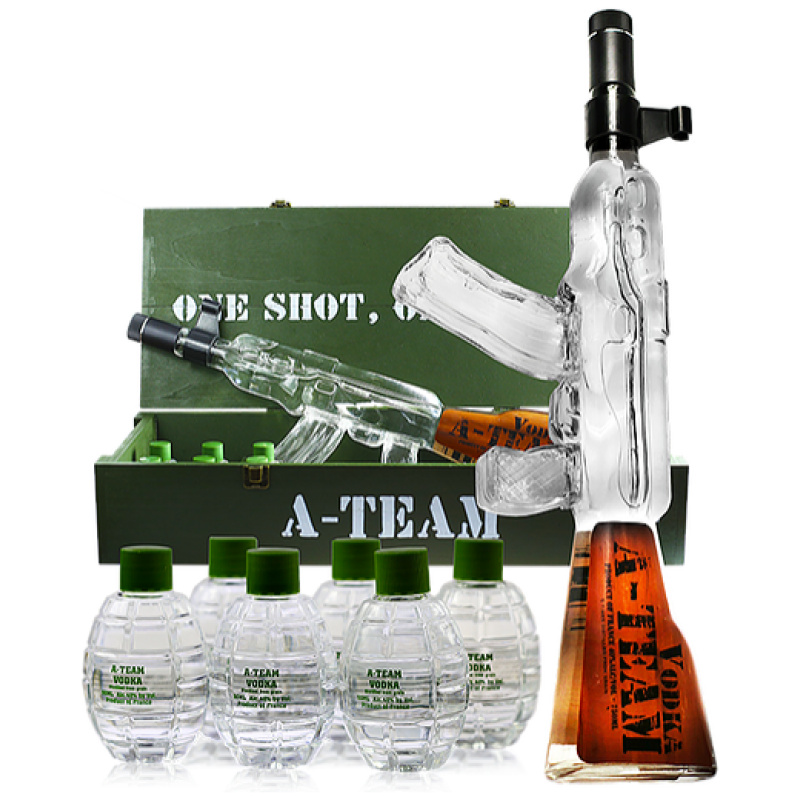 A-Team SWAT Kalashnikov Vodka Gift Set 1L