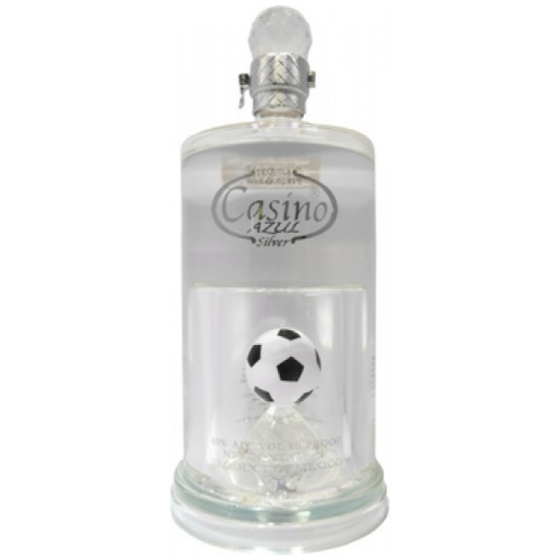 Casino Azul Silver Soccer Ball 750ml