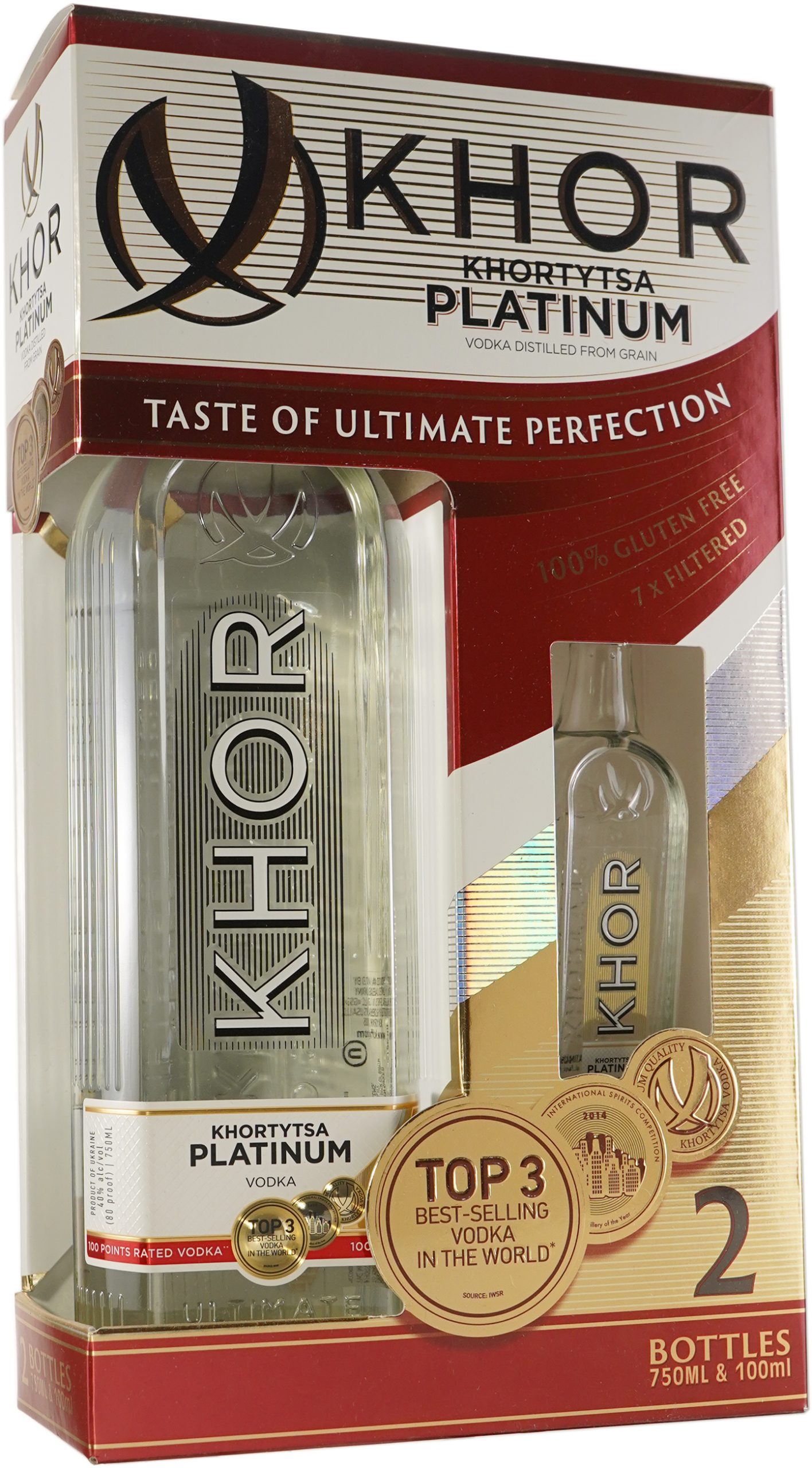 Khortytsa Platinum Vodka Gift Set