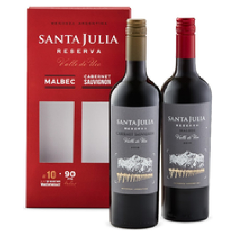 Santa Julia Organic Malbec / Cabernet Sauvignon 2 Pack